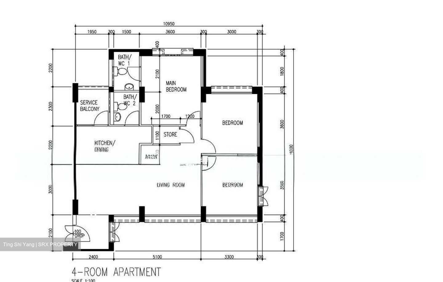 Blk 604 Woodlands Drive 42 (Woodlands), HDB 4 Rooms #522653611